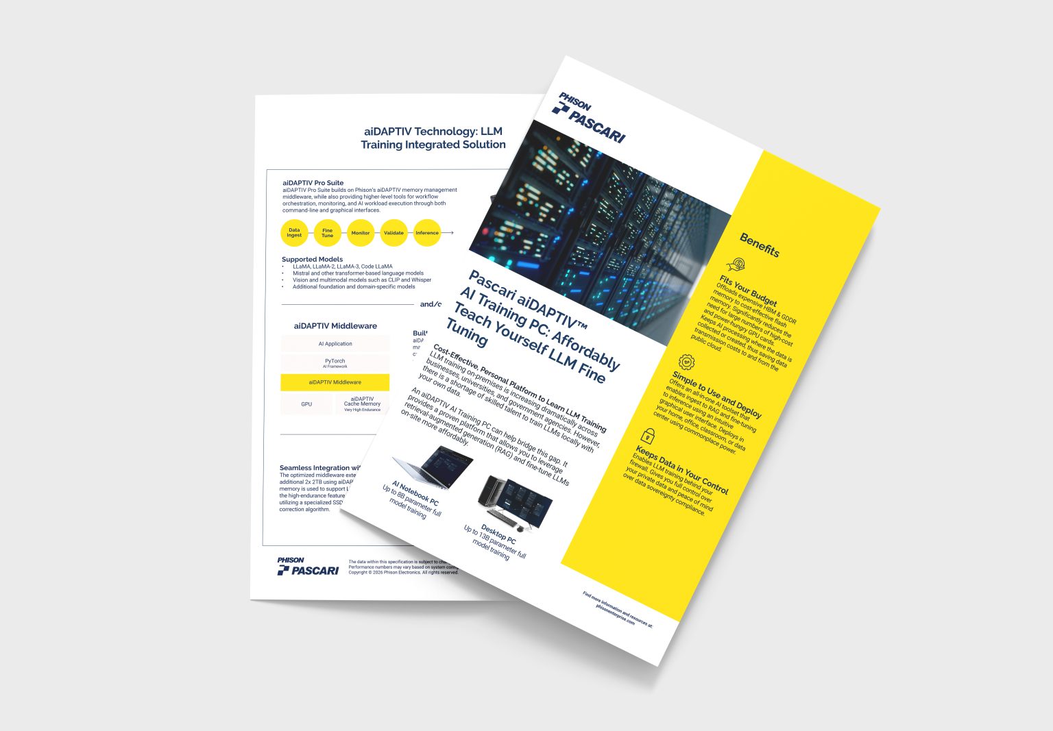 aiDAPTIV™ AITPC Solution Brief - Phison Enterprise